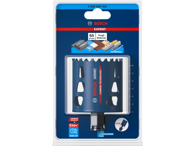 Žaga za izrezovanje lukenj Bosch EXPERT Multi Material Power Change Plus, 2608900431